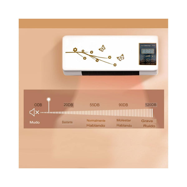 Calefactor Aire Acondicionado 2000W [ Fácil instalación]