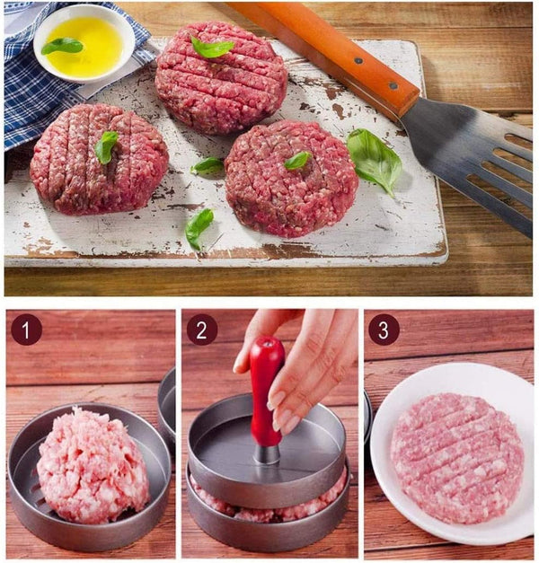 Moldes para Carne de Hamburgesa 2x1