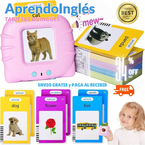 AprendoInglés Kit de Tarjetas Bilingues