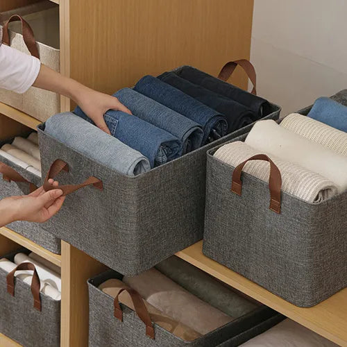 LuxuryBox Set de Cajas de Almacenamiento de Ropero