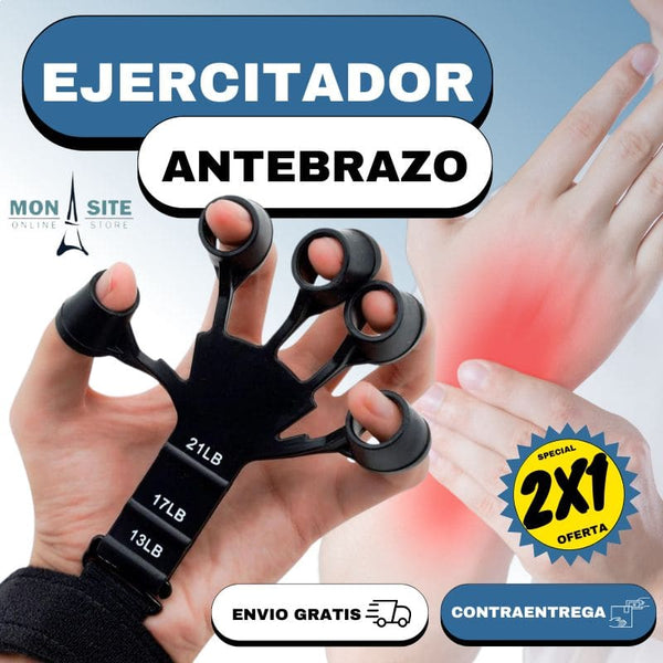 Ejercitador de Dedos y Antebrazo Premium 2x1