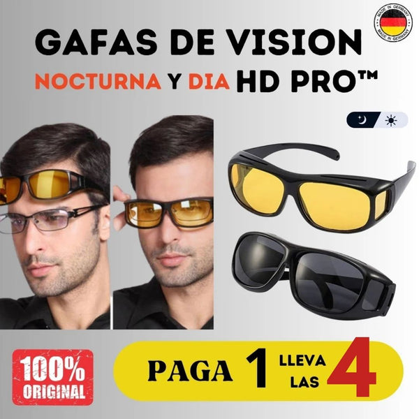 Gafas HD Nocturnas para Conducir + Gafas de SOL. Paga 1 Lleva 4 !!!