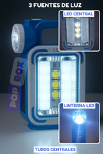 Linterna de Triple Luz y Carga SuperSun™
