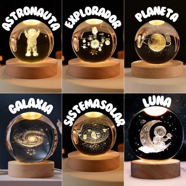 Lamparita Esfera de Cristal Luxify™