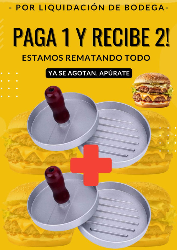 Moldes para Carne de Hamburgesa 2x1