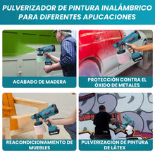 Pulverizador De Pintura Inalámbrico Doble Batería 48V