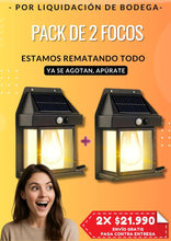 Set de Faroles Led Solares y Sensor de Movimiento