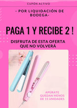 MINI PLANCHA MAGIC PARA CABELLO™ 2 x 1