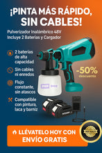 Pulverizador De Pintura Inalámbrico Doble Batería 48V